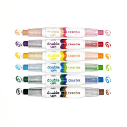 Double Up Crayons 6-Crayon/12-Color Set