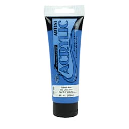 Artist Acrylic Paint Cobalt Blue   120ml Tube - Peggable
