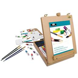 Artist Acrylic Color 48-Piece Easel Set