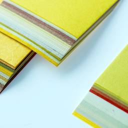 Awagami Washi Block, Yellow