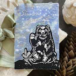 Awagami Postcards, Set of 10 - Coffee Colors