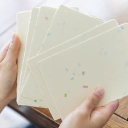 Awagami Postcards, Set of 10 - Confetti Colors