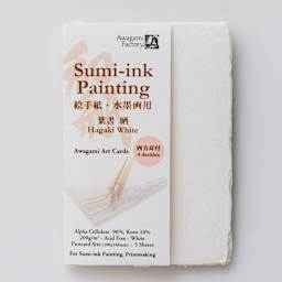 Awagami Postcards, Set of 5 - White