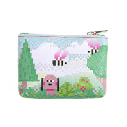 Zipper Pouches Small - Pixel Landscape