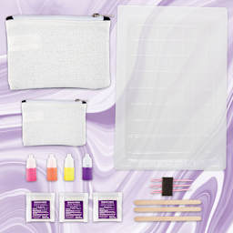Fashion Angels Marble Dye Pouch Kit (set contents)