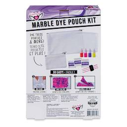 Fashion Angels Marble Dye Pouch Kit (back of packaging)