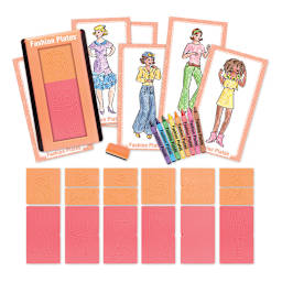 Fashion Plates Retro Remix Kit - Components of Kit