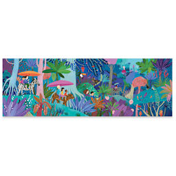 Djeco Gallery Puzzle-Children's Walk, 200 Pieces - finished puzzle