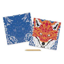 Janod Animetrics Scratch Art Kit (finished)