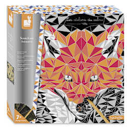 Janod Animetrics Scratch Art Kit (packaging)