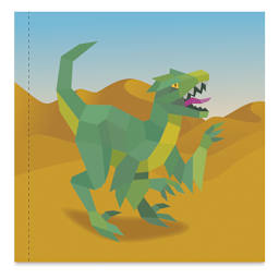 Paint By Sticker Kids: Dinosaurs (completed dinosaur)