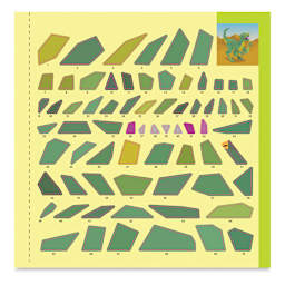 Paint By Sticker Kids: Dinosaurs (green sticker shapes)