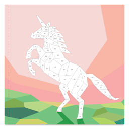 Paint By Sticker Kids: Rainbows Everywhere (unfinished unicorn sticker painting)