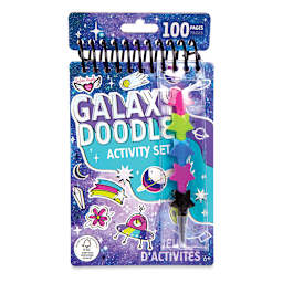 Fashion Angels Galaxy Doodle Activity Set (cover with star crayons)
