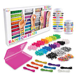 Fashion Angels 2000+ Rainbow Beads Super Set (set contents with packaging)