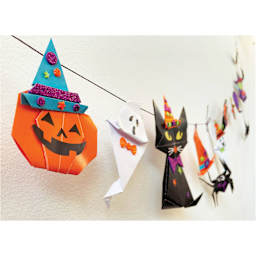 Box CanDIY Totally Spooky Origami Kit, finished folded origami shapes