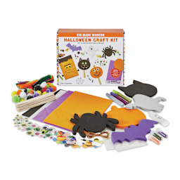 Kid Made Modern Halloween Craft Kit (Contents displayed in front of packaging)
