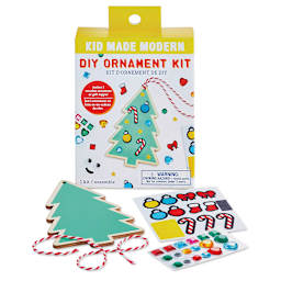 Kid Made Modern DIY Ornament Kit - Tree (package with contents)