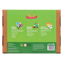 JackInTheBox 3-in-1 Activity Box Kit - Jungle Safari (back of box)