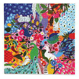 Eeboo Peacock Garden, Finished Puzzle