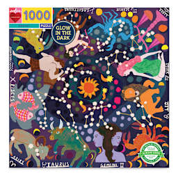 Eeboo Zodiac Glow-in-the-Dark Puzzle, Box