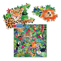 Eeboo Amazon Rainforest Puzzle Pieces with Box