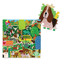 Eeboo Dogs in the Park Puzzle Box with Pieces