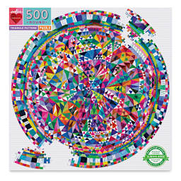 Eeboo Triangle Pattern 500 Piece Puzzle Box
