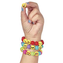 Faber-Castell Creativity for Kids Emoji Bracelet Kit Kit finished example