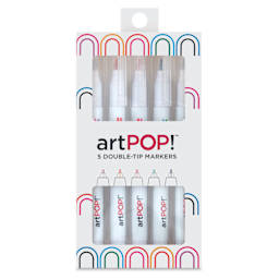 artPOP! Double Tip Markers - Set of 5, front of packaging