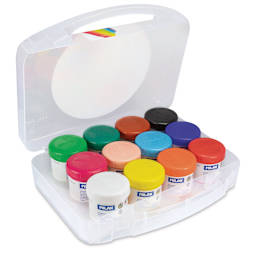 Milan Assorted Poster Paint Set, open packaging