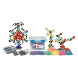 Lux Blox STEAM Accelerator: Deluxe Classroom Set, set contents with constructed pieces