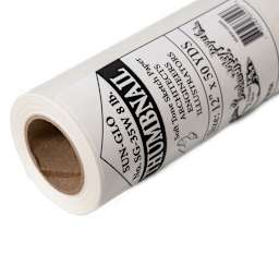 Borden & Riley #35C Sun-Glo Thumbnail Soft Tone Sketch Roll, White, 12 in x 50 yds.