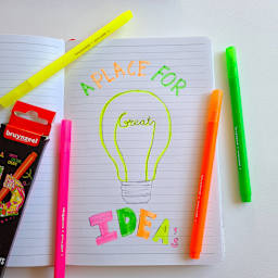 Highlighter Set 4-Highlighter Slim Neon Colors Set