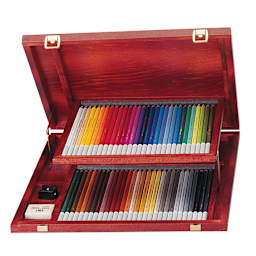 CarbOthello Pastel Pencils 60-Color Woodbox Set