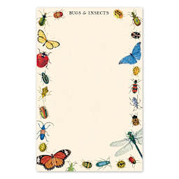Cavallini Notepad Bugs & Insects