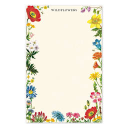 Cavallini Notepad Wildflowers