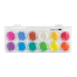 Chroma Blends Watercolor Paint Sets 12-Color Pearlescent Set with Brush