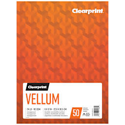Clearprint Vellum Pad, 9 in x 12 in