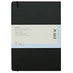 Moleskine Art Collection Sketchbook - Black, A4 (back)