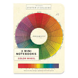 Cavallini Color Wheel Mini Notebooks - System Of Colours, cover