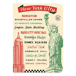 Cavallini Vintage New York Mini Notebook (Landmark cover)