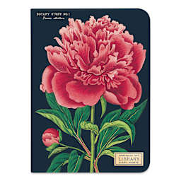 Cavallini Botany Mini Notebook (Red flower)