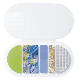 COFFRET Film Stickers ROUND Chiffon Yellow