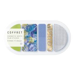 COFFRET Film Stickers ROUND Chiffon Yellow