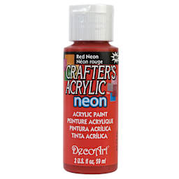 Crafter's Acrylic Paint Neon Red