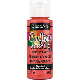 Crafter's Acrylic Paint Bright Coral