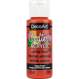 Crafter's Acrylic Paint Poppy Orange