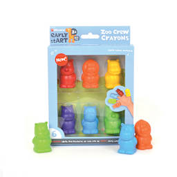 Zoo Crew 6-Crayon Set 6-Crayon Set