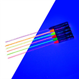 Neon Glow Crayons Pack 6-Crayon Set